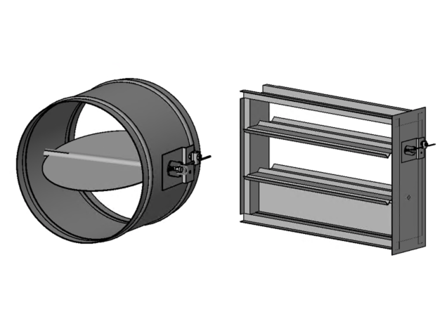 Diffuser/Grille Balancing Bowden Cable System